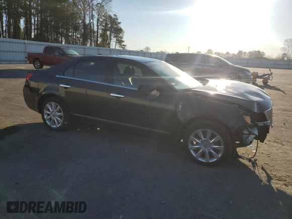 2012 Lincoln MKZ with VIN 3LNHL2JC1CR836575, listed as a Copart auction lot 49489905 with 132,890 mi miles and Salvage Title. Bid and sale history available at DreamBid. Image 4.