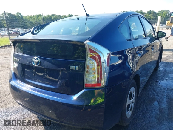 2014 Toyota Prius Four with VIN JTDKN3DU6E1738962, listed as a IAAI auction lot 42453971 with 176,133 mi miles and . Bid and sale history available at DreamBid. Image 4.