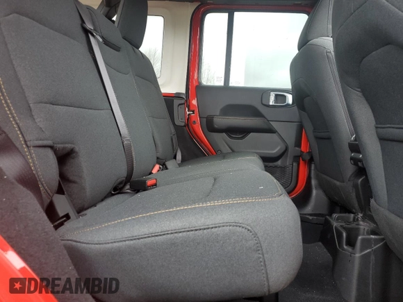 2025 Jeep Wrangler Sahara with VIN 1C4PJXEN0SW506260, listed as a Copart auction lot 46349375 with 2,824 mi miles and Clean Title. Bid and sale history available at DreamBid. Image 10.
