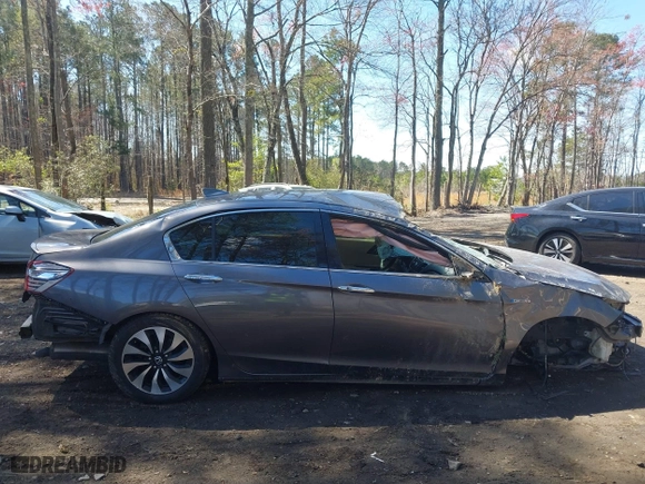 2017 Honda Accord Hybrid with VIN JHMCR6F34HC010403, listed as a IAAI auction lot 41878619 with 185,713 mi miles. Bid and sale history available at carsss.com. Image 13.
