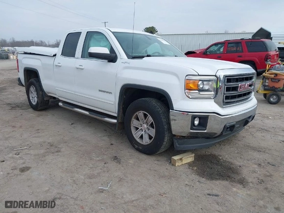 2014 GMC Sierra 1500 SLE with VIN 1GTV2UEH7EZ148199, listed as a IAAI auction lot 41196131 with 118,424 mi miles. Bid and sale history available at carsss.com. Image 1.