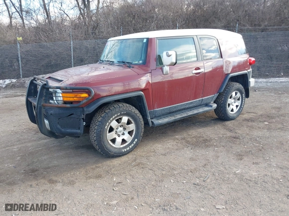 2008 Toyota FJ Cruiser with VIN JTEBU11F48K050207, listed as a IAAI auction lot 41465204 with 279,584 mi miles. Bid and sale history available at carsss.com. Image 18.
