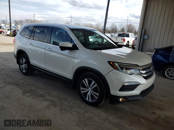 2017 Honda Pilot EX-L z VIN 5FNYF6H61HB084579, wystawiony jako Copart lot #49673445 z przebiegiem 274 006 mil mil oraz Szkoda całkowita • Salvage title. Historia ofert i sprzedaży dostępna na DreamBid. Obrazek 4.