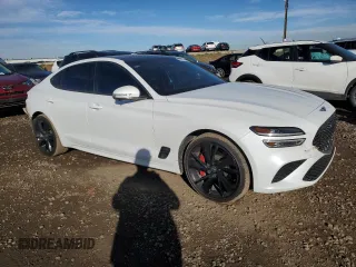 2023 Genesis G70 3.3T with VIN KMTG54TE5PU121061, listed as a Copart auction lot 78875054 with 37,639 mi miles and Salvage Title. Bid and sale history available at DreamBid. Image 4.
