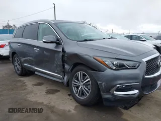 2019 Infiniti QX60 Luxe with VIN 5N1DL0MN9KC569666, listed as a IAAI auction lot 41904215 with 44,410 mi miles and . Bid and sale history available at DreamBid. Image 6.