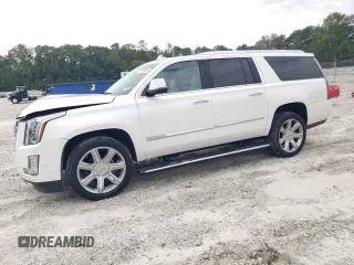 2018 Cadillac Escalade ESV Premium Luxury z VIN 1GYS3JKJ7JR211036, wystawiony jako Copart lot #73703594 z przebiegiem 114 317 mil mil oraz Szkoda całkowita • Salvage title. Historia ofert i sprzedaży dostępna na DreamBid. Obrazek 1.