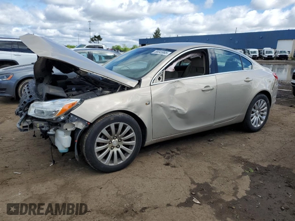 2011 Buick Regal CXL RL1 z VIN 2G4GN5ECXB9207046, wystawiony jako Copart lot #58045965 z przebiegiem 129 898 mil mil oraz Szkoda całkowita • Salvage title. Historia ofert i sprzedaży dostępna na DreamBid. Obrazek 1.