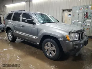 2007 Jeep Grand Cherokee Limited with VIN 1J8HR58237C579577, listed as a Copart auction lot 45373455 with 193,708 mi miles and Salvage Title. Bid and sale history available at carsss.com. Image 4.