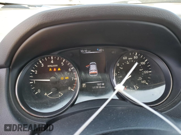 2017 Nissan Rogue SV with VIN JN1BJ1CR4HW120725, listed as a Copart auction lot 57706015 with 111,916 mi miles and Salvage title. Bid and sale history available at DreamBid. Image 9.