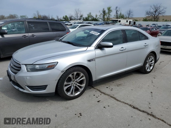 2013 Ford Taurus SEL with VIN 1FAHP2E81DG159721, listed as a Copart auction lot 52616535 with 136,677 mi miles and Salvage Title. Bid and sale history available at carsss.com. Image 1.