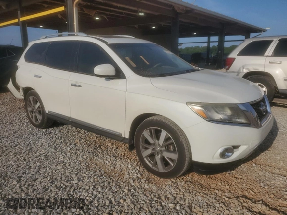 2015 Nissan Pathfinder Platinum z VIN 5N1AR2MM2FC641821, wystawiony jako Copart lot #55228915 z przebiegiem 270 956 mil mil oraz Szkoda całkowita • Salvage title. Historia ofert i sprzedaży dostępna na DreamBid. Obrazek 4.
