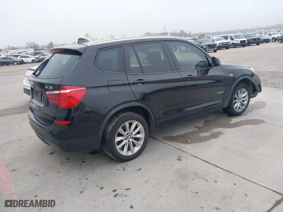 2017 BMW X3 sDrive28i with VIN 5UXWZ7C38H0V92806, listed as a IAAI auction lot 41513267 with 88,103 mi miles. Bid and sale history available at carsss.com. Image 4.