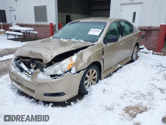 2010 Subaru Legacy 2.5i with VIN 4S3BMCA67A3230961, listed as a IAAI auction lot 41548506 with 203,394 mi miles. Bid and sale history available at carsss.com. Image 2.