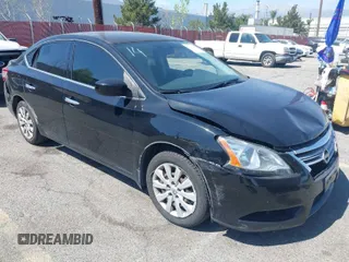 2015 Nissan Sentra SV with VIN 3N1AB7AP7FY327239, listed as a IAAI auction lot 41849299 with 125,393 mi miles. Bid and sale history available at carsss.com. Image 1.