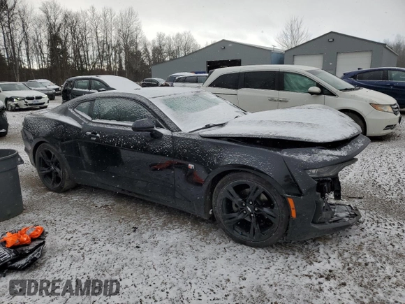 2019 Chevrolet Camaro 2LT with VIN 1G1FD1RS3K0142525, listed as a Copart auction lot 82621944 with 122,179 mi miles and Salvage Title. Bid and sale history available at carsss.com. Image 4.