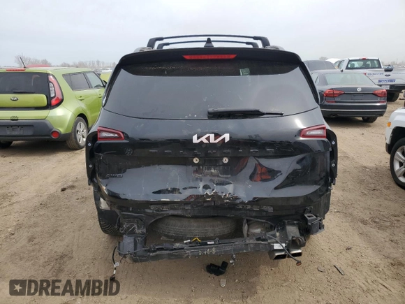 2022 Kia Telluride SX with VIN 5XYP5DHC6NG220251, listed as a Copart auction lot 50571815 with 36,737 mi miles and Salvage Title. Bid and sale history available at carsss.com. Image 6.