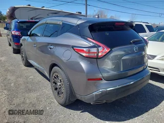 2017 Nissan Murano SL with VIN 5N1AZ2MH8HN132360, listed as a Copart auction lot 55090325 with 248,005 mi miles and Clean Title. Bid and sale history available at DreamBid. Image 3.