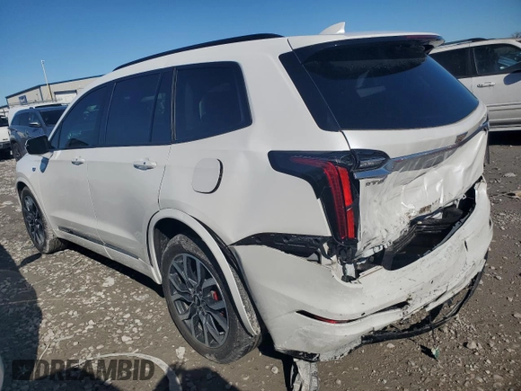 2023 Cadillac XT6 AWD Sport with VIN 1GYKPHRS9PZ162443, listed as a Copart auction lot 78462734 with 19,042 mi miles and Salvage title. Bid and sale history available at DreamBid. Image 2.