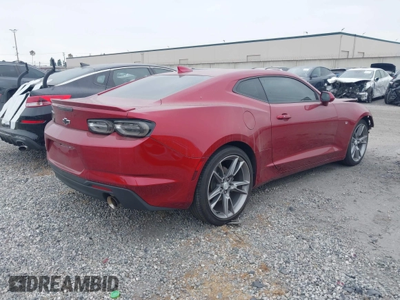 2021 Chevrolet Camaro 1LT with VIN 1G1FB1RX9M0107010, listed as a IAAI auction lot 42629591 with 65,450 mi miles and . Bid and sale history available at DreamBid. Image 4.