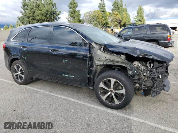 2018 Kia Sorento EX with VIN 5XYPH4A55JG339177, listed as a Copart auction lot 48930175 with 66,696 mi miles and Salvage Title. Bid and sale history available at DreamBid. Image 4.