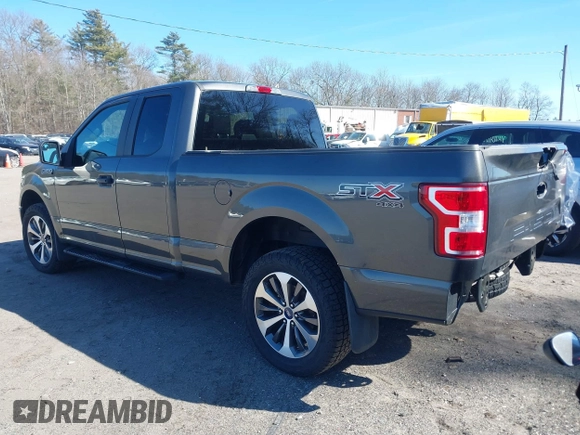 2020 Ford F-150 XL with VIN 1FTEX1EP2LKD71120, listed as a IAAI auction lot 41700186 with 46,240 mi miles. Bid and sale history available at carsss.com. Image 3.