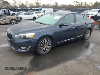 2014 Kia Cadenza Premium with VIN KNALN4D70E5122510, listed as a IAAI auction lot 41397287 with 91,130 mi miles. Bid and sale history available at carsss.com. Image 2.