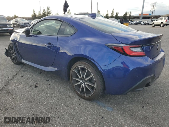 2023 Toyota 86 with VIN JF1ZNBC11P8764160, listed as a Copart auction lot 89409965 with 12,480 mi miles and Salvage Title. Bid and sale history available at DreamBid. Image 2.