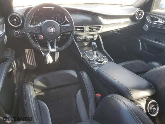 2017 Alfa Romeo Giulia Quadrifoglio with VIN ZARFAEAV8H7520339, listed as a Copart auction lot 44591745 with 70,994 mi miles and Salvage Title. Bid and sale history available at carsss.com. Image 8.