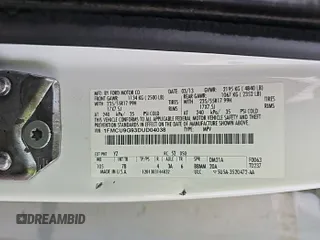 2013 Ford Escape SE z VIN 1FMCU9G93DUD04038, wystawiony jako IAAI lot #42587629 z przebiegiem 213 211 mil mil oraz . Historia ofert i sprzedaży dostępna na DreamBid. Obrazek 18.