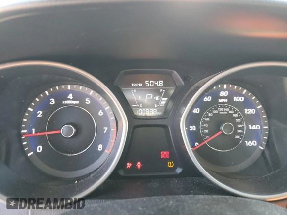 2016 Hyundai Elantra SE with VIN 5NPDH4AE0GH786343, listed as a Copart auction lot 50524945 with 100,898 mi miles and Salvage Title. Bid and sale history available at carsss.com. Image 9.