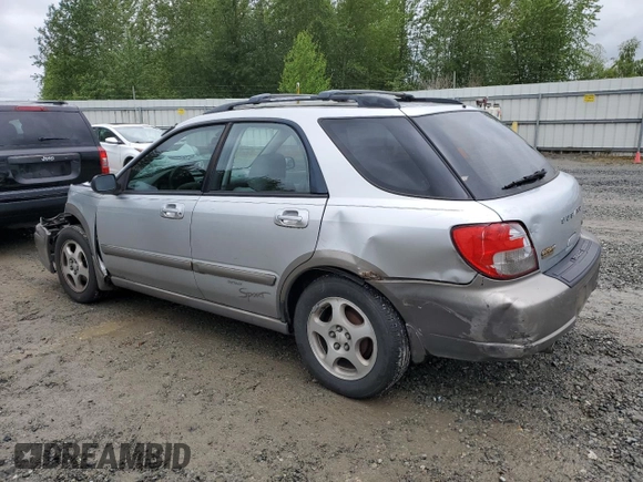 2002 Subaru Impreza Outback Special Sports с VIN JF1GG68592H806345, выставлен на аукционе Copart как лот 57710045 с пробегом 237 642 миль миль и Списание • Salvage title. История ставок и продаж доступна на DreamBid. Изображение 2.