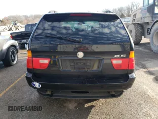 2001 BMW X5 3.0i with VIN WBAFA53591LM82573, listed as a Copart auction lot 88880495 with 221,980 mi miles and Salvage Title. Bid and sale history available at carsss.com. Image 6.