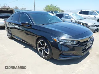 2019 Honda Accord Sport with VIN 1HGCV1F34KA075112, listed as a IAAI auction lot 42269981 with 35,955 mi miles and . Bid and sale history available at DreamBid. Image 1.
