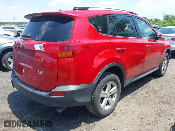 2013 Toyota RAV4 XLE with VIN 2T3RFREVXDW017386, listed as a IAAI auction lot 42615199 with 78,534 mi miles and . Bid and sale history available at DreamBid. Image 4.