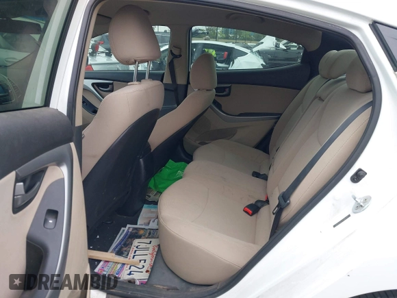 2015 Hyundai Elantra SE z VIN 5NPDH4AE1FH584383, wystawiony jako IAAI lot #42139657 z przebiegiem 141 309 mil mil oraz . Historia ofert i sprzedaży dostępna na DreamBid. Obrazek 8.