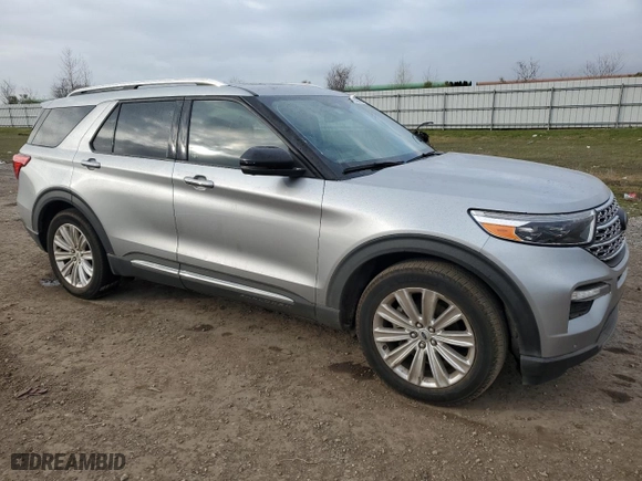 2020 Ford Explorer Limited with VIN 1FMSK7FH8LGB51314, listed as a Copart auction lot 47260095 with 81,618 mi miles and Salvage Title. Bid and sale history available at carsss.com. Image 4.