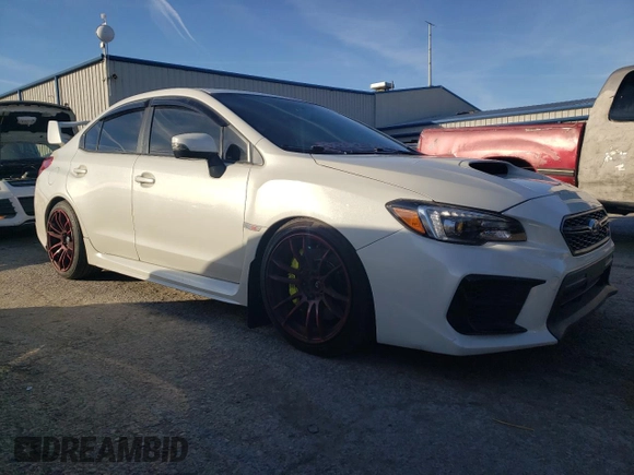 2020 Subaru WRX STI Limited with VIN JF1VA2Y6XL9829901, listed as a Copart auction lot 39853474 with 30,511 mi miles and Salvage Title. Bid and sale history available at carsss.com. Image 4.