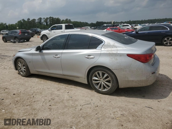 2015 Infiniti Q50 Premium with VIN JN1BV7AP3FM335854, listed as a Copart auction lot 54304345 with 114,416 mi miles and Clean Title. Bid and sale history available at carsss.com. Image 2.