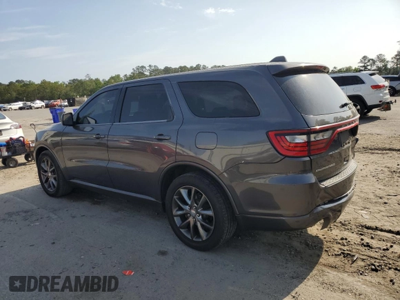2016 Dodge Durango SXT with VIN 1C4RDHAGXGC361752, listed as a Copart auction lot 55430575 with 156,820 mi miles and Salvage title. Bid and sale history available at DreamBid. Image 2.