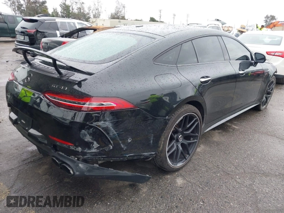 2022 Mercedes-Benz AMG GT 43 z VIN W1K7X5KB7NA048401, wystawiony jako IAAI lot #41805470 z przebiegiem 118 033 mil mil oraz . Historia ofert i sprzedaży dostępna na DreamBid. Obrazek 4.
