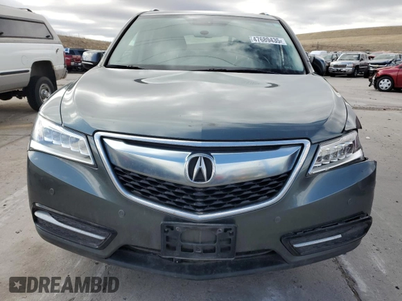 2014 Acura MDX Advance with VIN 5FRYD4H83EB029881, listed as a Copart auction lot 47689435 with 97,184 mi miles and Salvage Title. Bid and sale history available at DreamBid. Image 5.