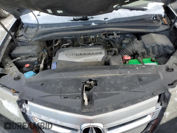 2008 Acura MDX Tech Pkg with VIN 2HNYD28328H532921, listed as a Copart auction lot 41893715 with 189,592 mi miles and Salvage Title. Bid and sale history available at carsss.com. Image 12.