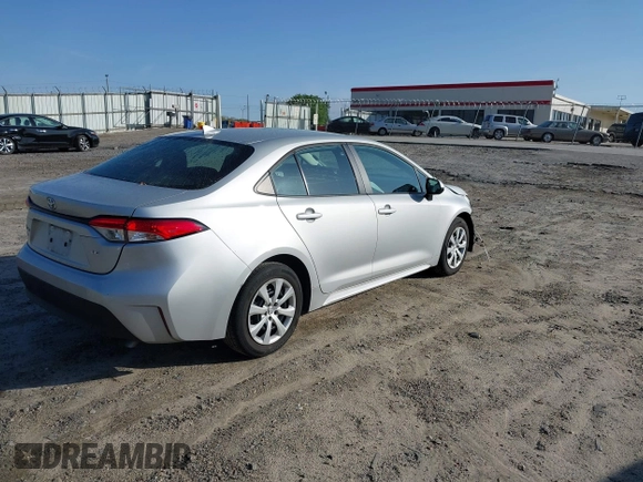 2023 Toyota Corolla LE with VIN 5YFB4MDE5PP016169, listed as a IAAI auction lot 41925056 with 37,530 mi miles and . Bid and sale history available at DreamBid. Image 4.