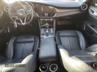 2018 Alfa Romeo Giulia Ti Sport with VIN ZARFAECN0J7576682, listed as a Copart auction lot 87937045 with 118,122 mi miles and Clean Title. Bid and sale history available at carsss.com. Image 8.
