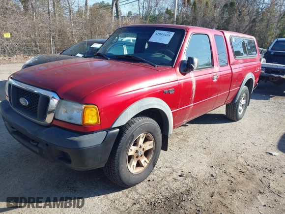 2004 Ford Ranger XL Fleet with VIN 1FTZR45E04PB30477, listed as a IAAI auction lot 42053429 with 217,812 mi miles. Bid and sale history available at carsss.com. Image 2.