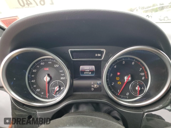 2019 Mercedes-Benz GLE 400 with VIN 4JGDA5GB4KB212891, listed as a Copart auction lot 57131075 with 77,710 mi miles and Salvage title. Bid and sale history available at DreamBid. Image 9.