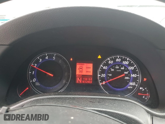 2007 Infiniti G35 G35x with VIN JNKBV61F47M812595, listed as a Copart auction lot 69749284 with 158,163 mi miles and Salvage Title. Bid and sale history available at DreamBid. Image 9.