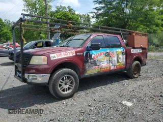 2004 Ford F-150 XLT with VIN 1FTPW14504KD30014, listed as a Copart auction lot 62079815 with 184,653 mi miles and Salvage title. Bid and sale history available at DreamBid. Image 1.