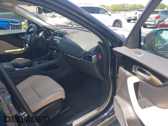 2017 Jaguar F-Pace 35t Premium with VIN SADCJ2BV4HA884503, listed as a IAAI auction lot 42274489 with 45,443 mi miles and . Bid and sale history available at DreamBid. Image 5.
