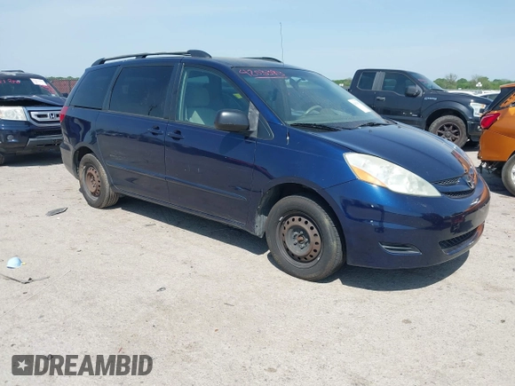 2006 Toyota Sienna CE with VIN 5TDZA23C06S556059, listed as a IAAI auction lot 42033813 with 199,149 mi miles and . Bid and sale history available at DreamBid. Image 1.